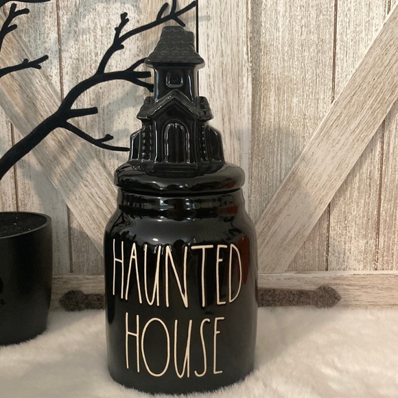 Rae Dunn Haunted House Canister - Picture 1 of 4